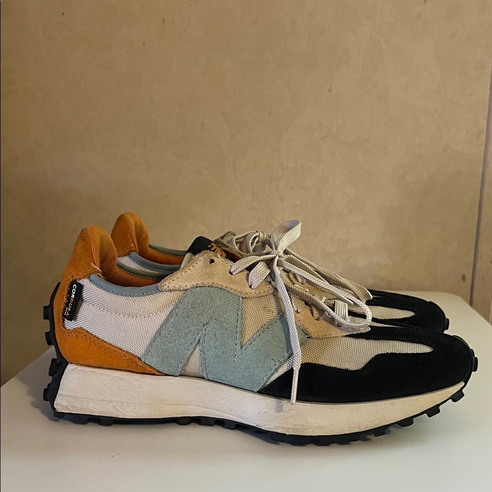 New Balance 327 Men's or Women’s Sneakers in Orange, Black, and Cream